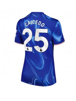 Chelsea Moises Caicedo #25 Heimtrikot für Frauen 2024-25 Kurzarm